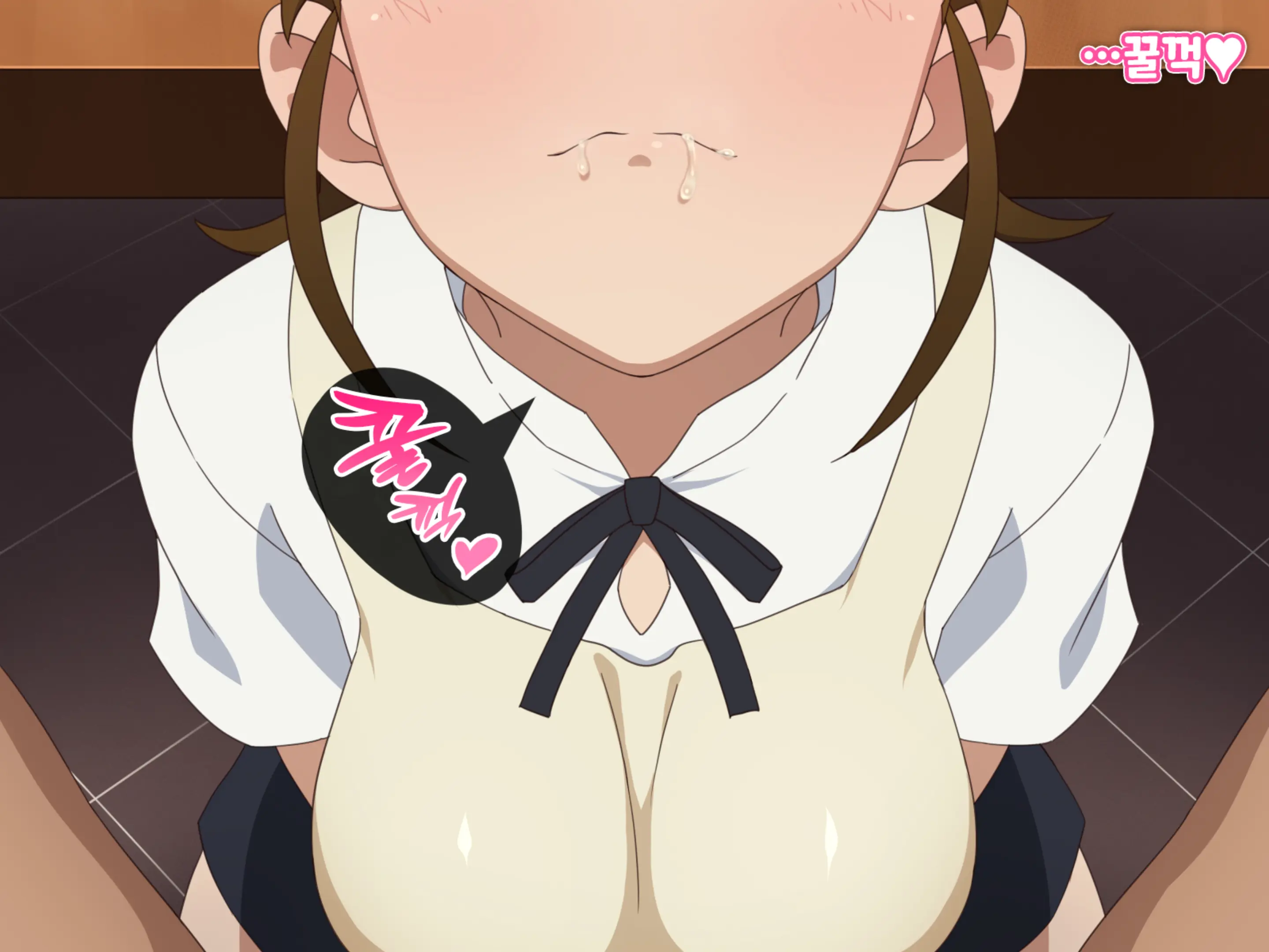 Chicchakute Oppai No Ookii Tenin-San No Iru Ecchi Na FamiRes | 조그맣고 가슴이 큰 점원이 있는 야한 페밀리 레스토랑